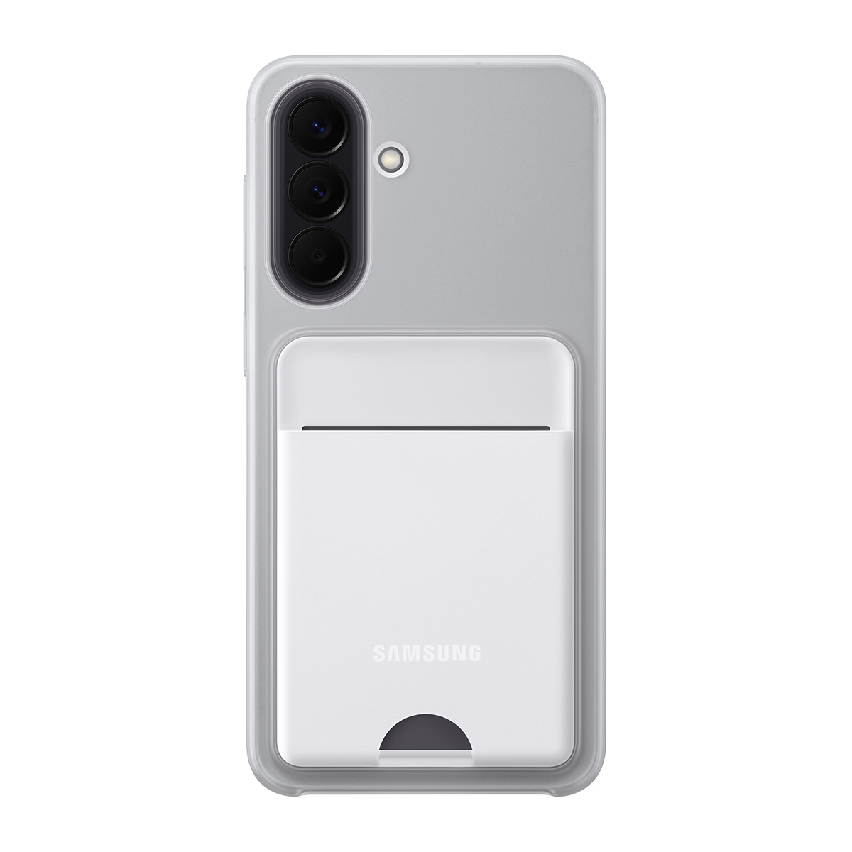 Samsung Galaxy A57 Kart Bölmeli Kılıf-Gri
