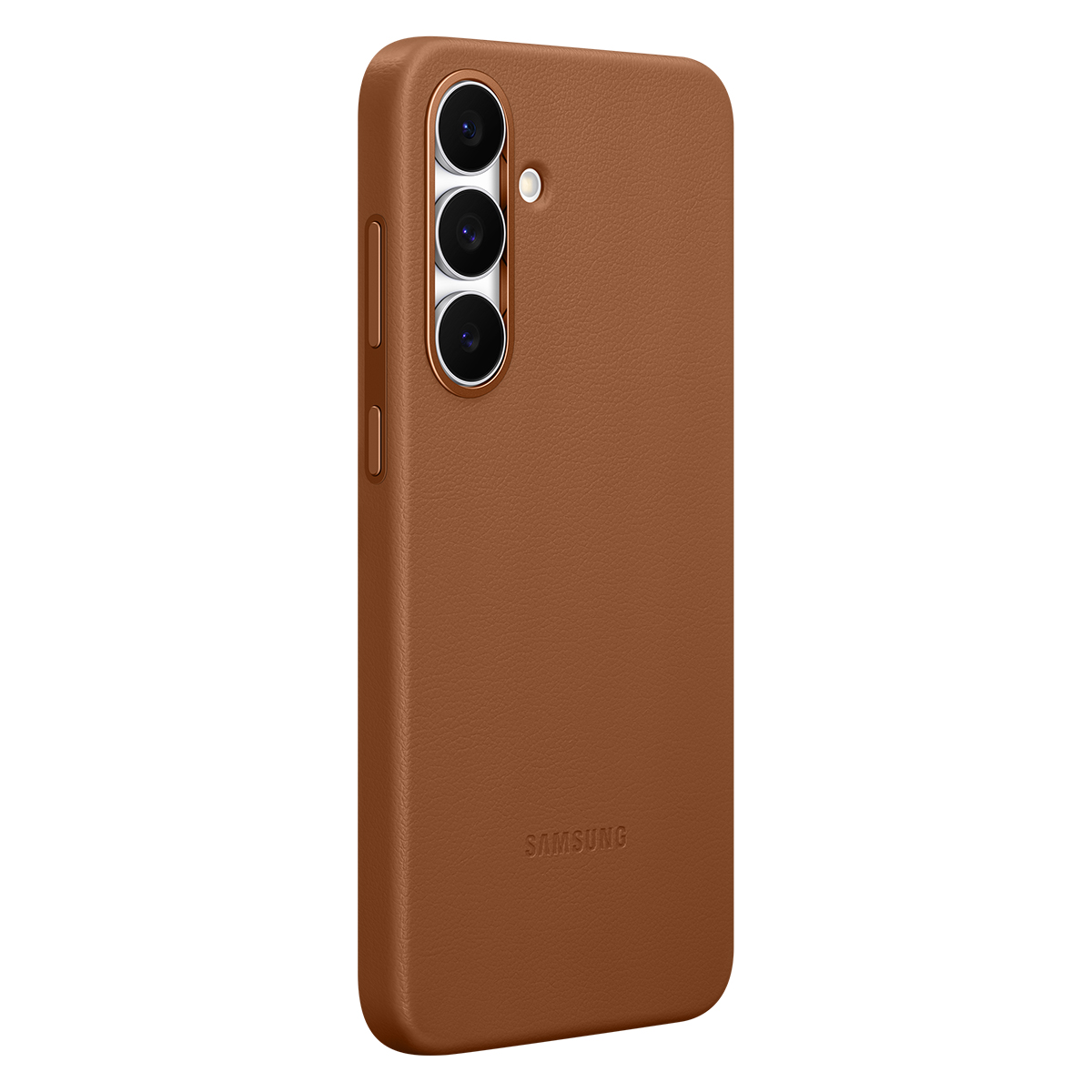 Samsung Galaxy S25 FE Deri Kılıf - Taba - 3