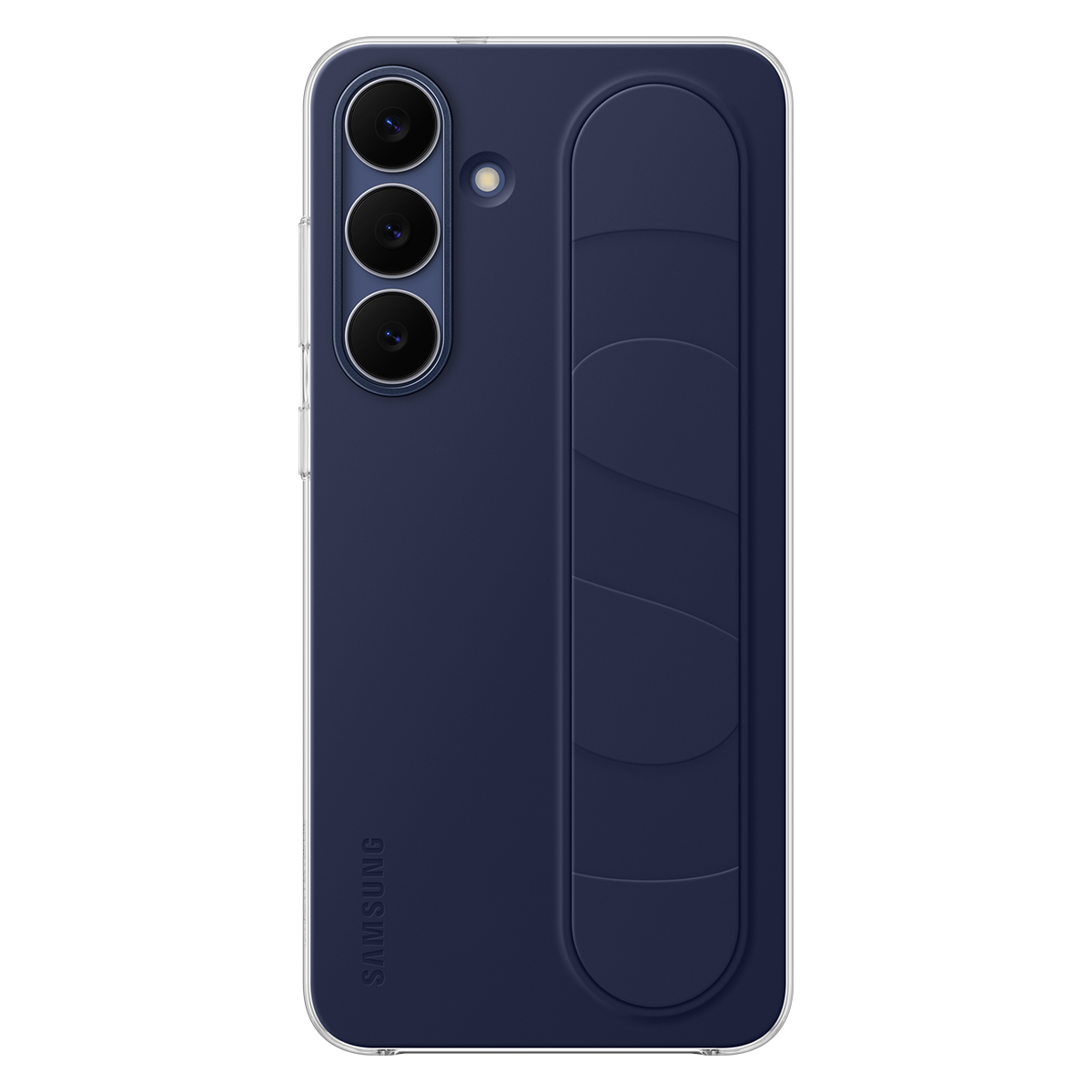Samsung  Galaxy  S25 FE Standlı Kordonlu Silikon Kılıf - Lacivert - 2