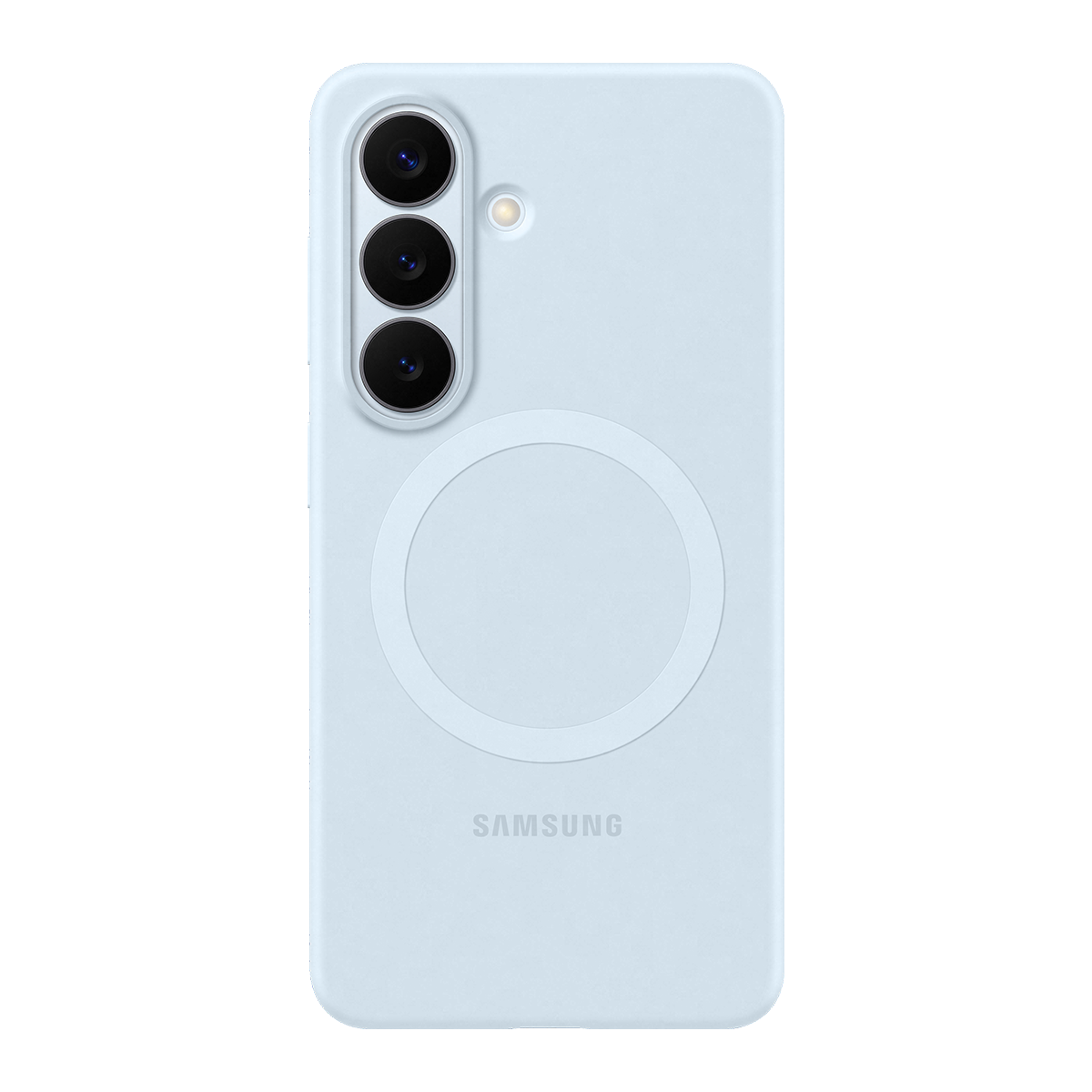 Samsung Galaxy S26+ Silikon Magnet Kılıf - Açık Mavi