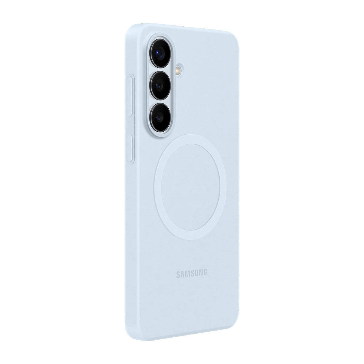 Samsung Galaxy S26+ Silikon Magnet Kılıf - Açık Mavi - 3