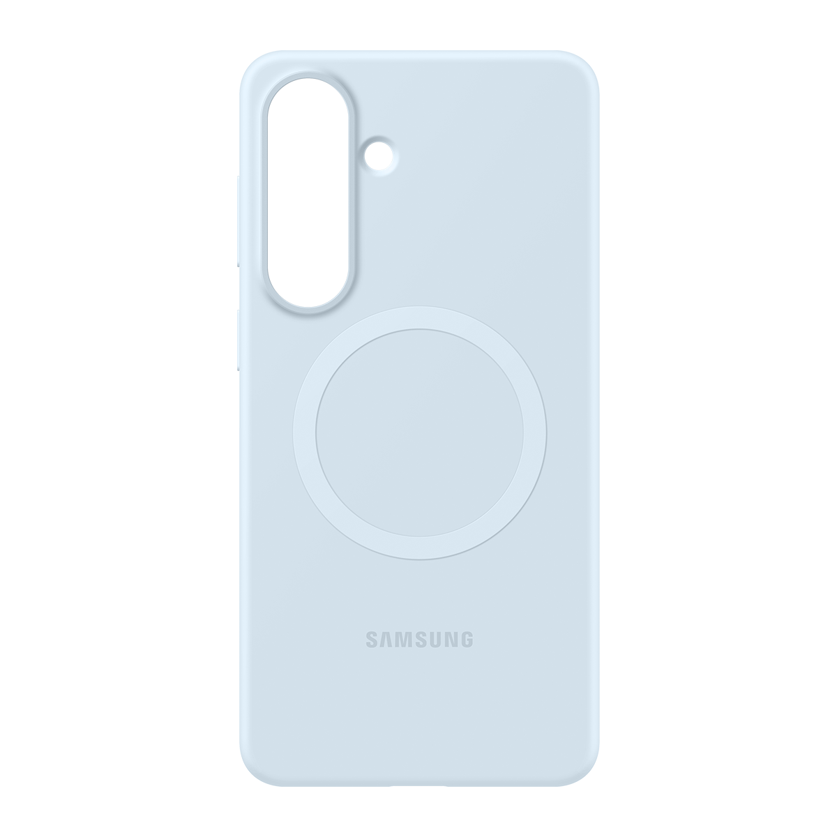 Samsung Galaxy S26+ Silikon Magnet Kılıf - Açık Mavi - 4