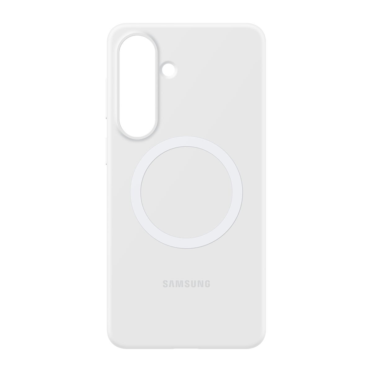 Samsung Galaxy S26+ Silikon Magnet Kılıf - Beyaz - 4