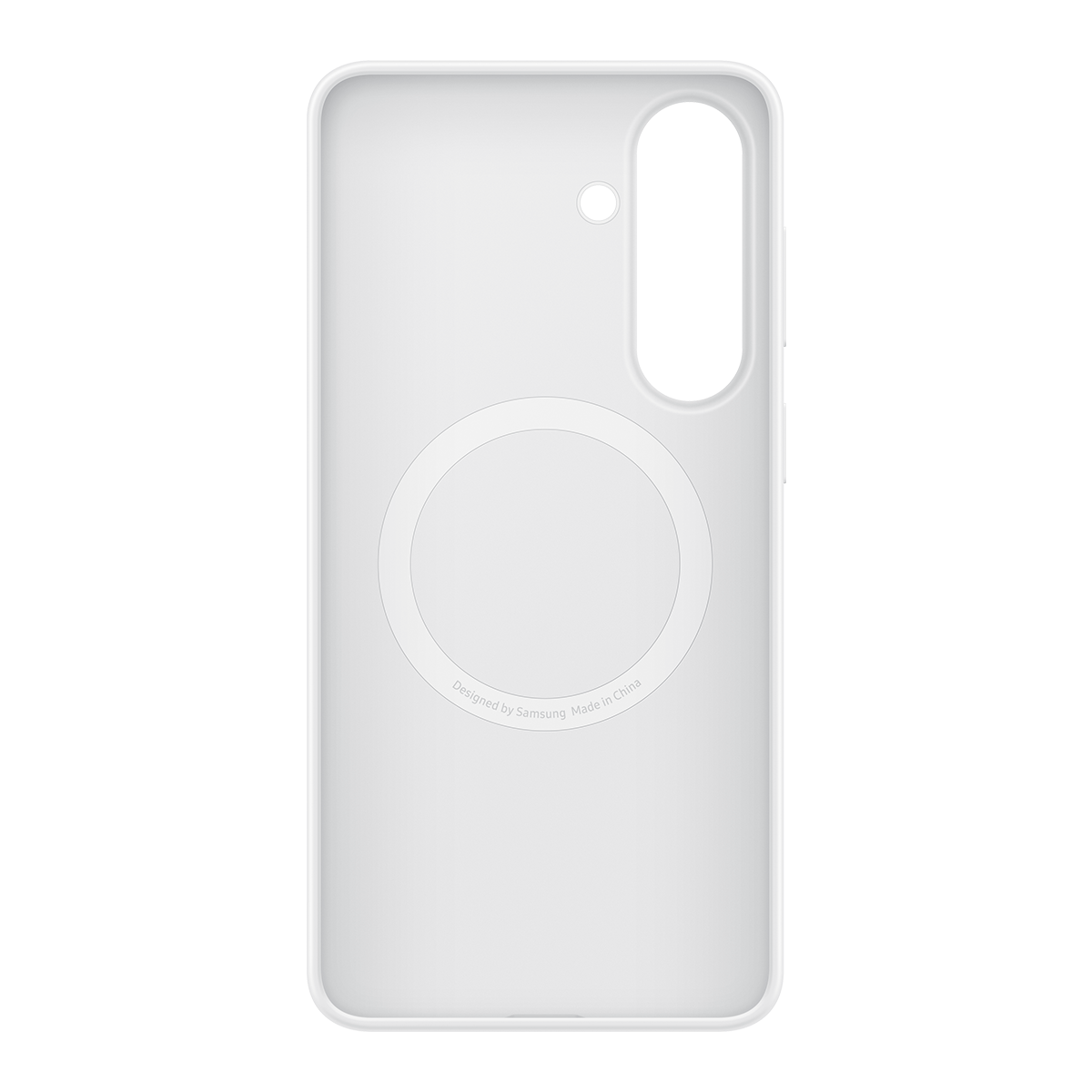 Samsung Galaxy S26+ Silikon Magnet Kılıf - Beyaz - 5