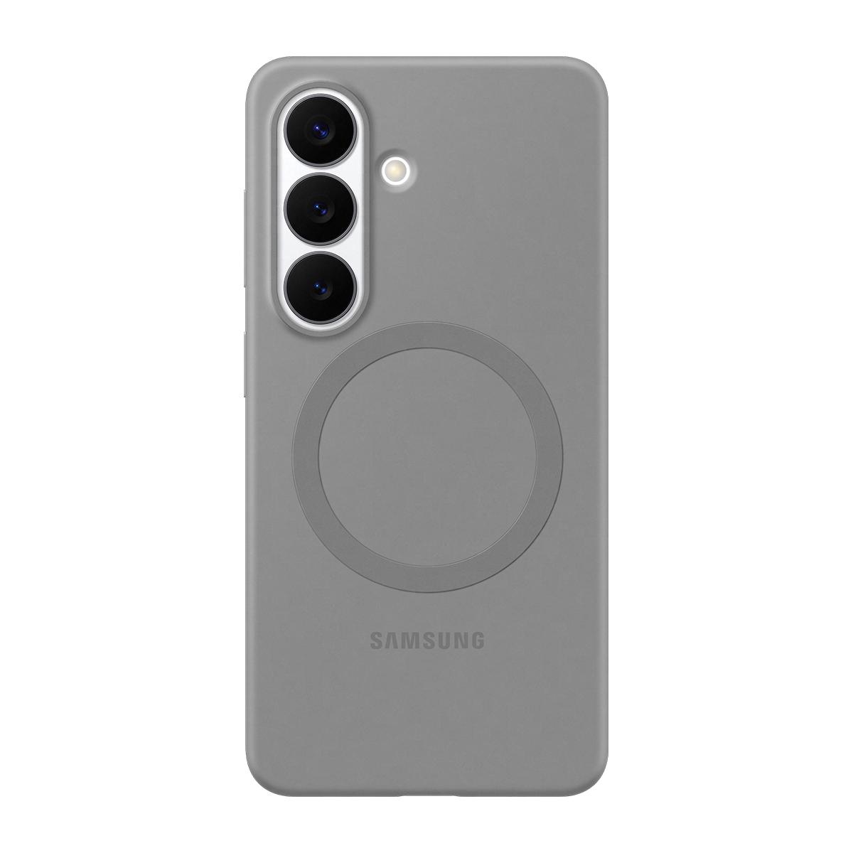 Samsung Galaxy S26+ Silikon Magnet Kılıf - Gri