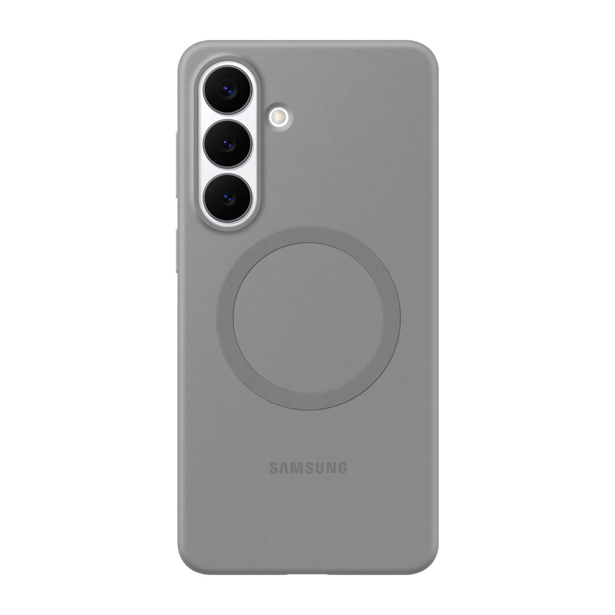 Samsung Galaxy S26+ Silikon Magnet Kılıf - Gri - 2