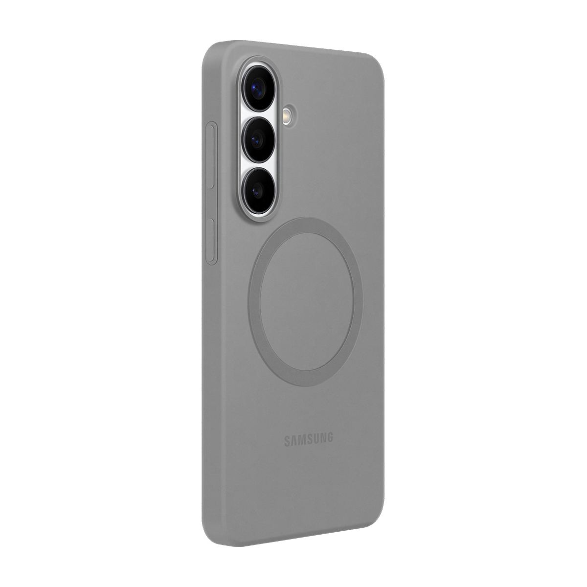 Samsung Galaxy S26+ Silikon Magnet Kılıf - Gri - 3