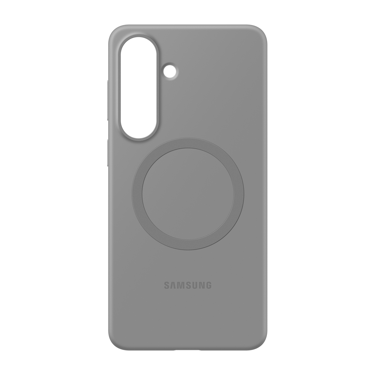 Samsung Galaxy S26+ Silikon Magnet Kılıf - Gri - 4
