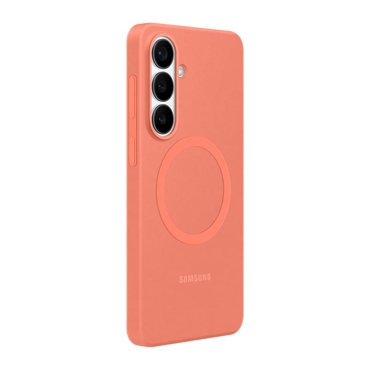 Samsung Galaxy S26+ Silikon Magnet Kılıf - Mercan - 2