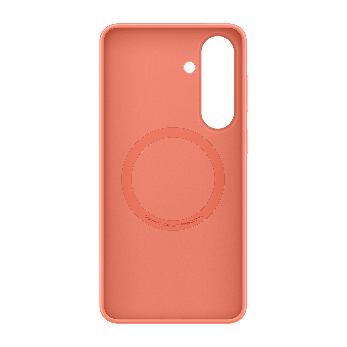 Samsung Galaxy S26+ Silikon Magnet Kılıf - Mercan - 4