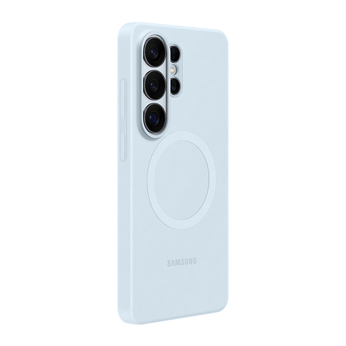 Samsung Galaxy S26 Ultra Silikon Magnet Kılıf - Açık Mavi - 2