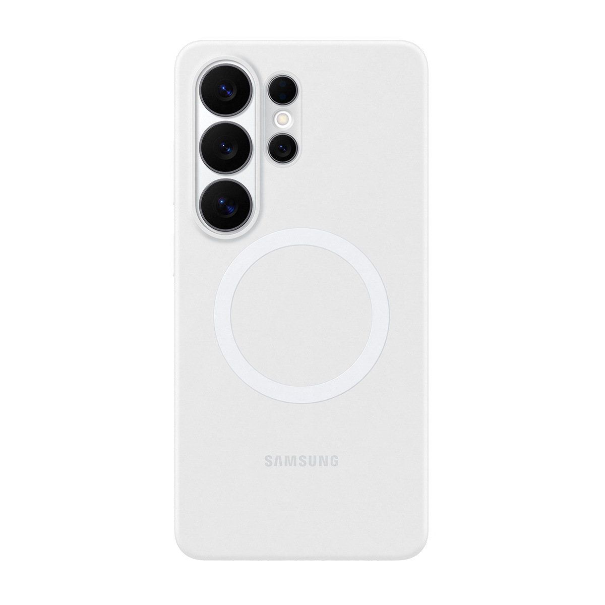 Samsung Galaxy S26 Ultra Silikon Magnet Kılıf - Beyaz