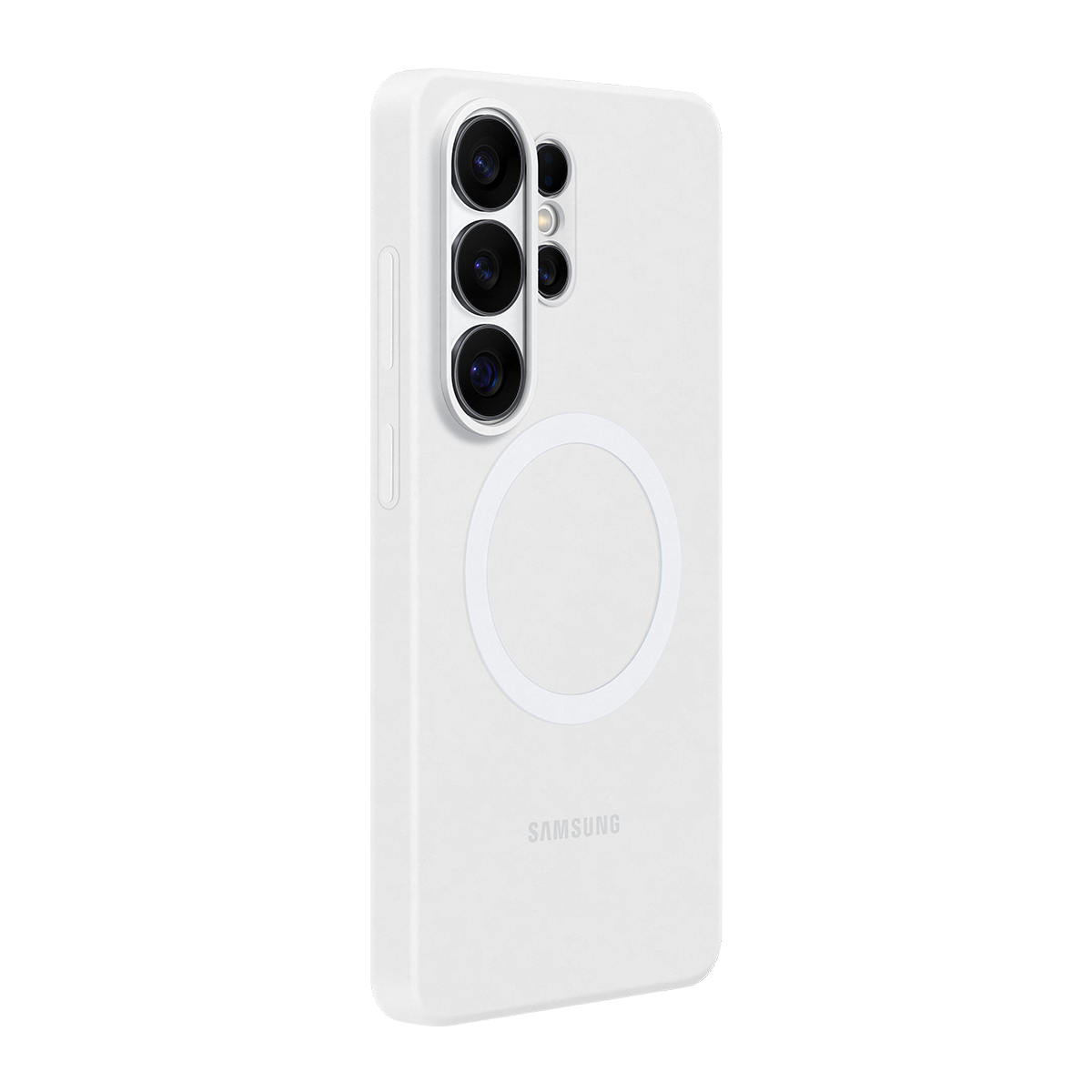 Samsung Galaxy S26 Ultra Silikon Magnet Kılıf - Beyaz - 2