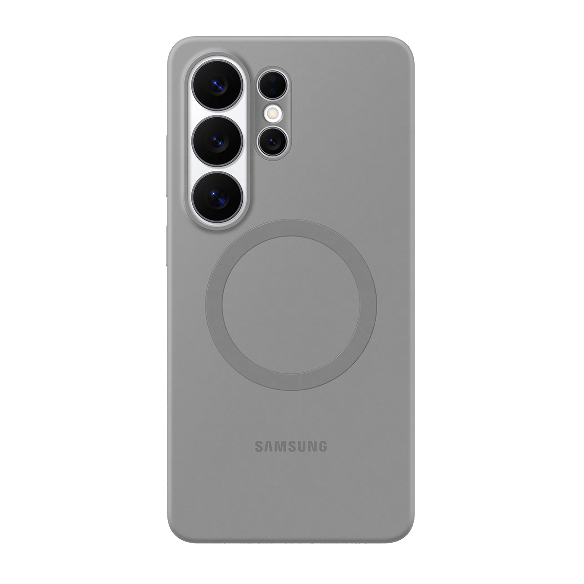 Samsung Galaxy S26 Ultra Silikon Magnet Kılıf - Gri