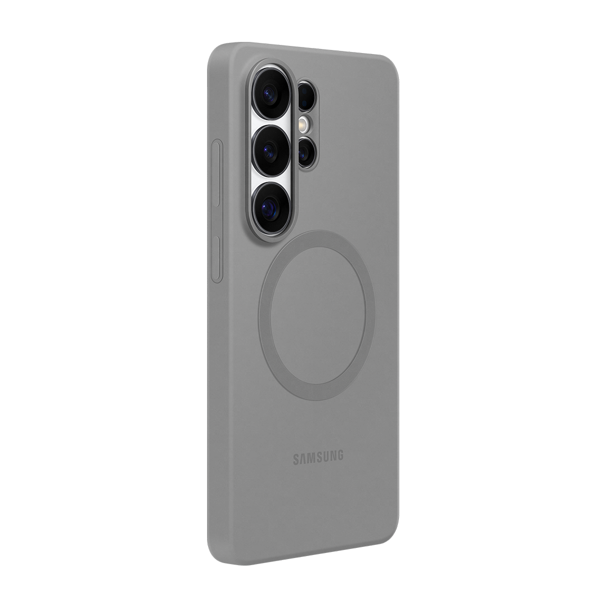 Samsung Galaxy S26 Ultra Silikon Magnet Kılıf - Gri - 2