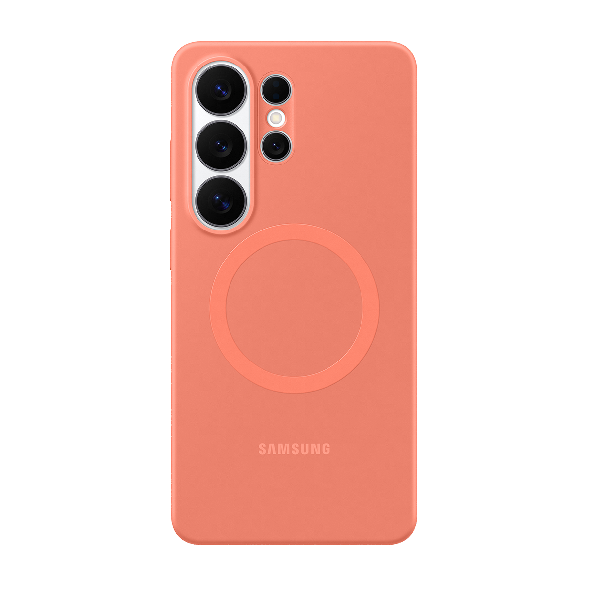 Samsung Galaxy S26 Ultra Silikon Magnet Kılıf - Mercan