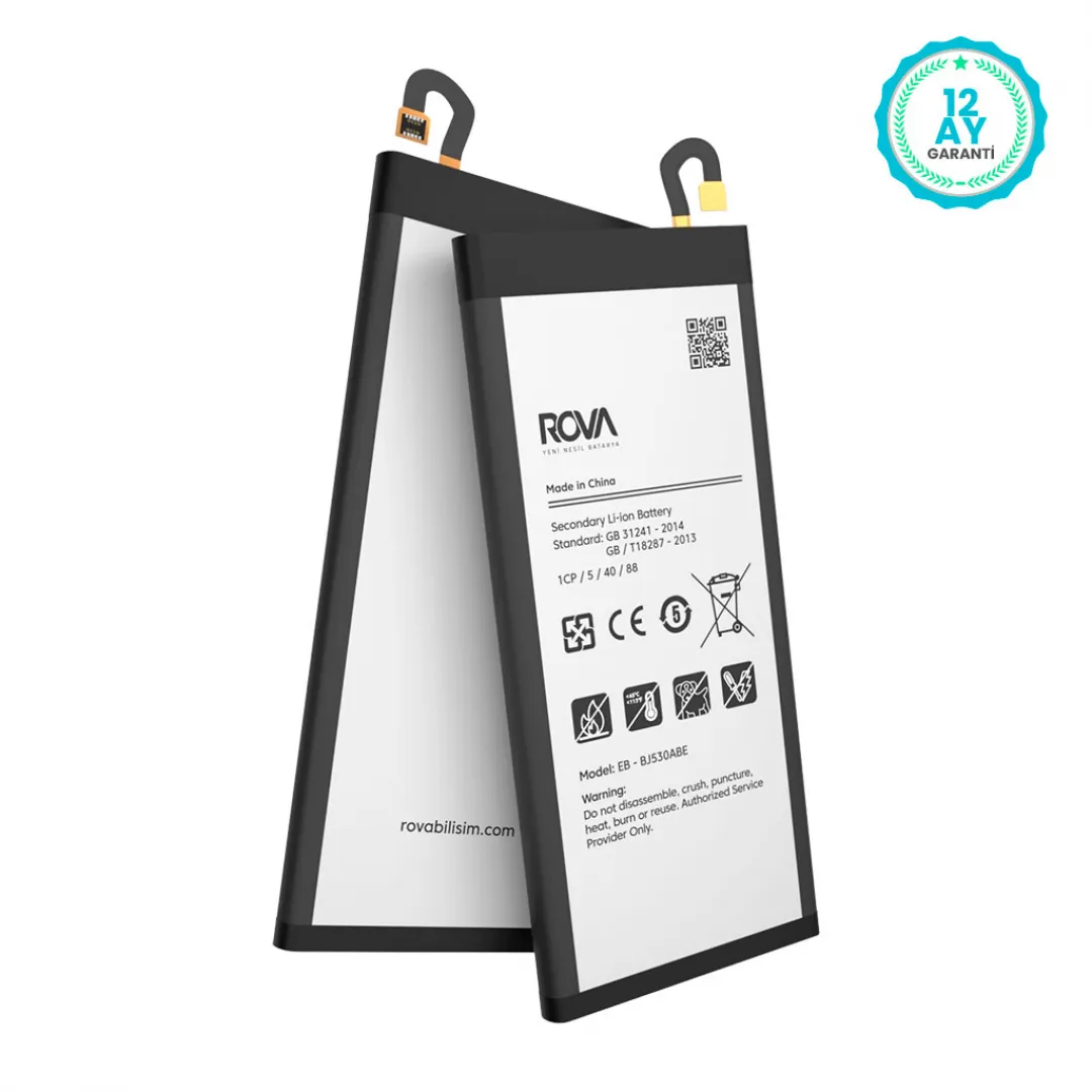Rova Samsung J5 2017 SM-J520 Batarya Pil 3000 mAh - 2