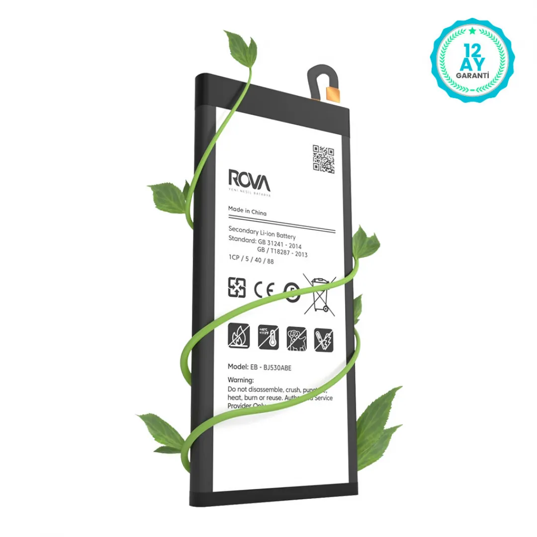 Rova Samsung J5 2017 SM-J520 Batarya Pil 3000 mAh - 4