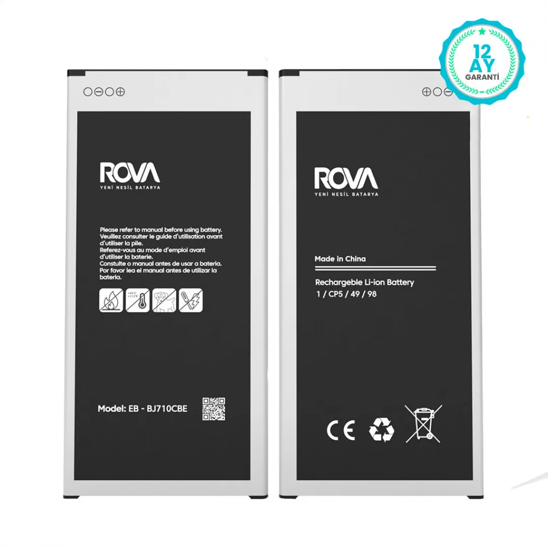 Rova Samsung J7 2016 SM-J710 Batarya Pil 3300 mAh - 3