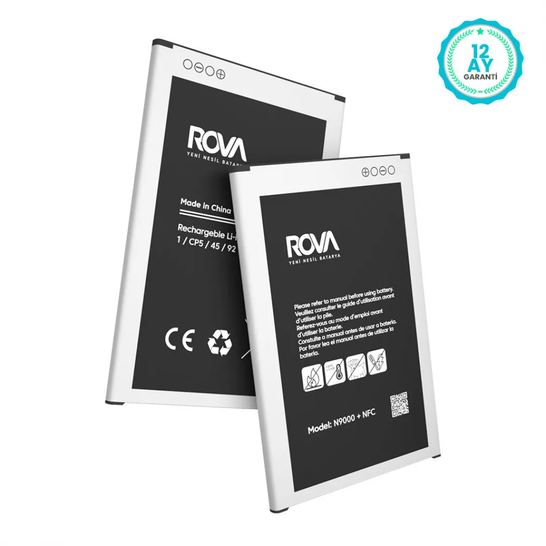 Rova Samsung Note 3 NFC SM-N9000 Batarya Pil 3200 mAh - 2