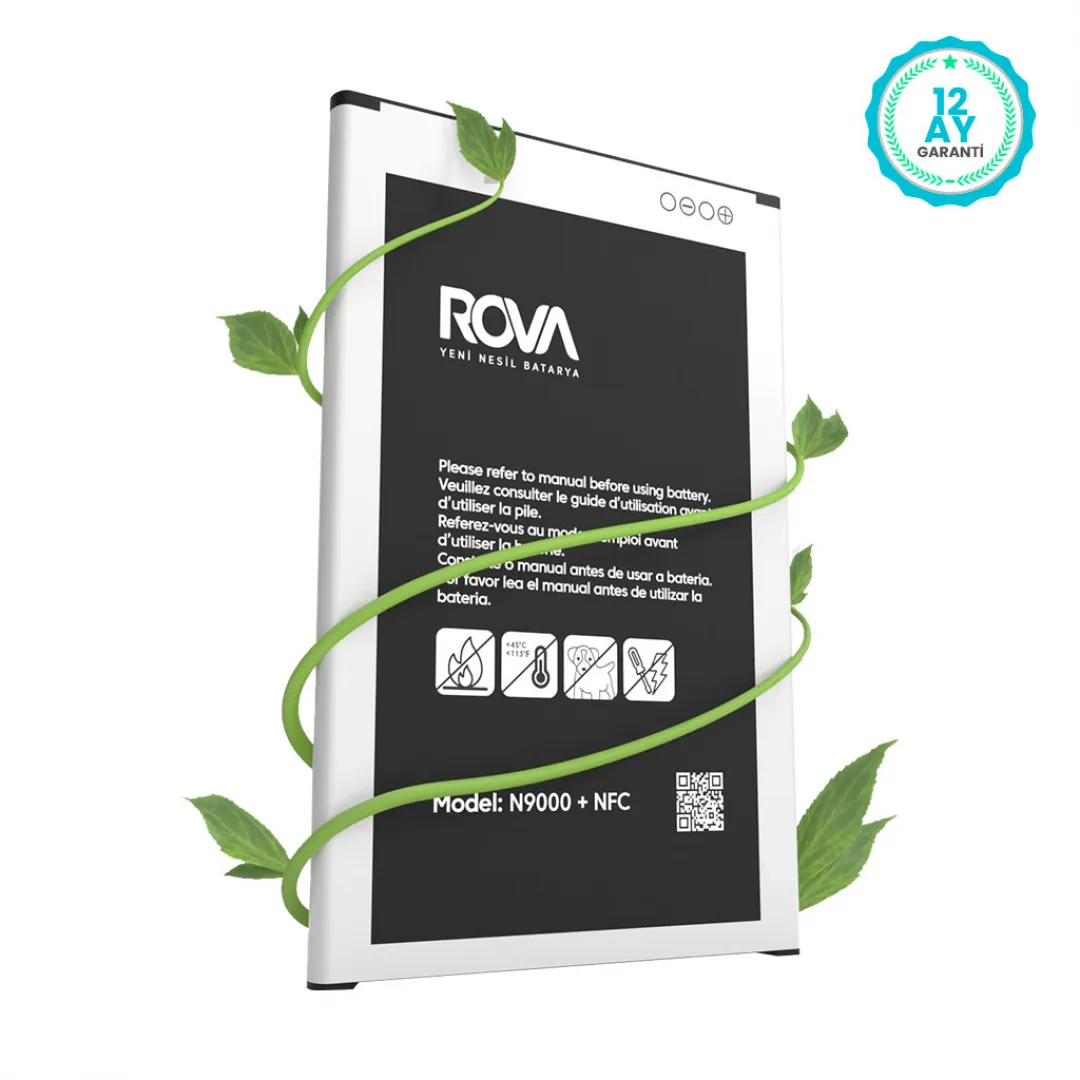 Rova Samsung Note 3 NFC SM-N9000 Batarya Pil 3200 mAh - 4