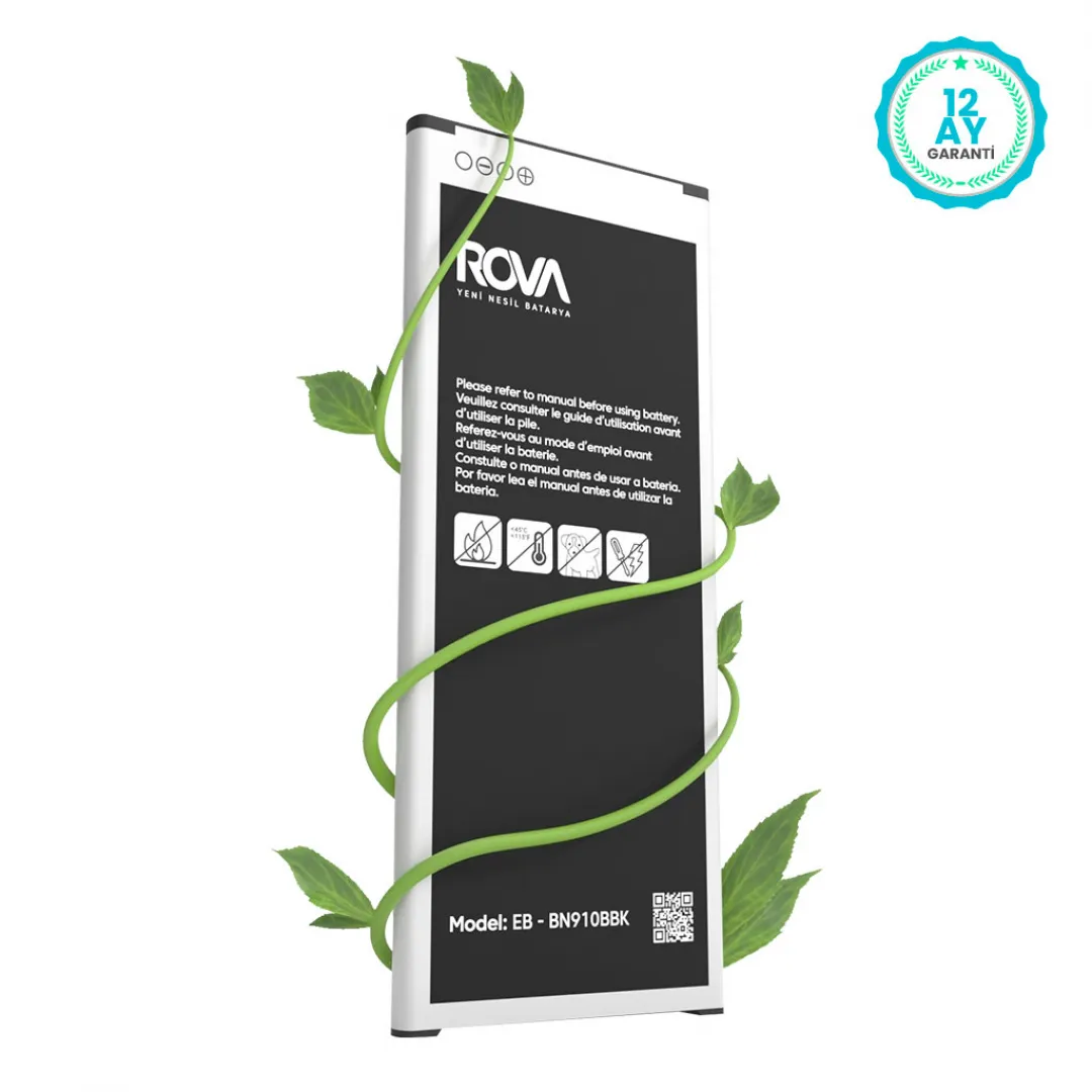 Rova Samsung Note 4 SM-N910 Batarya Pil 3220 mAh - 4