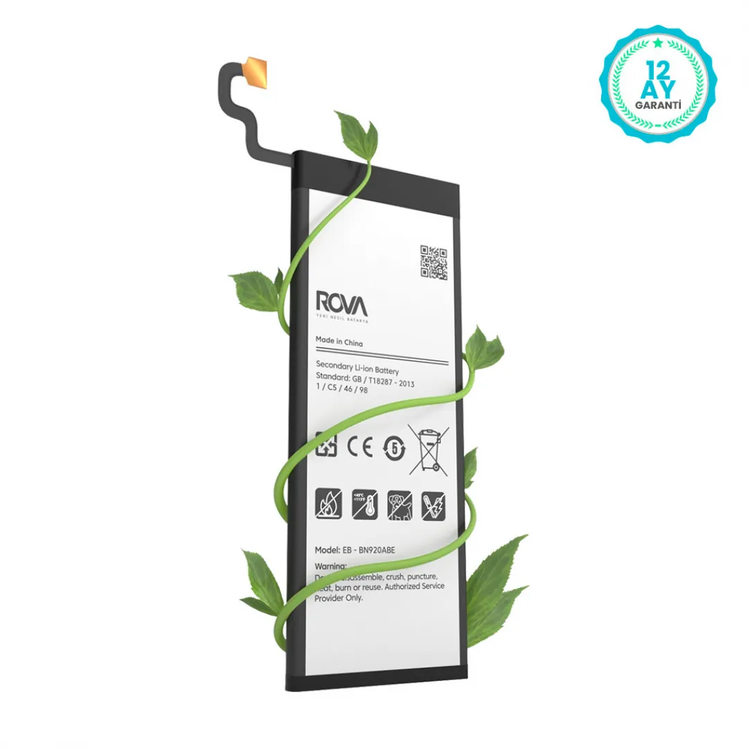 Rova Samsung Note 5 SM-N920 Batarya Pil 3000 mAh - 4
