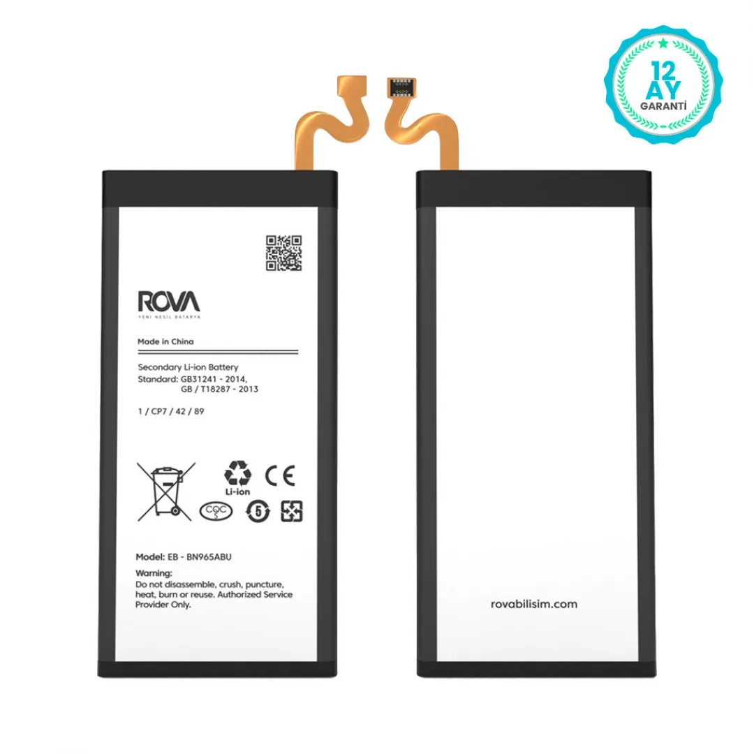 Rova Samsung Note 9 SM-N965 Batarya Pil 4000 mAh - 3