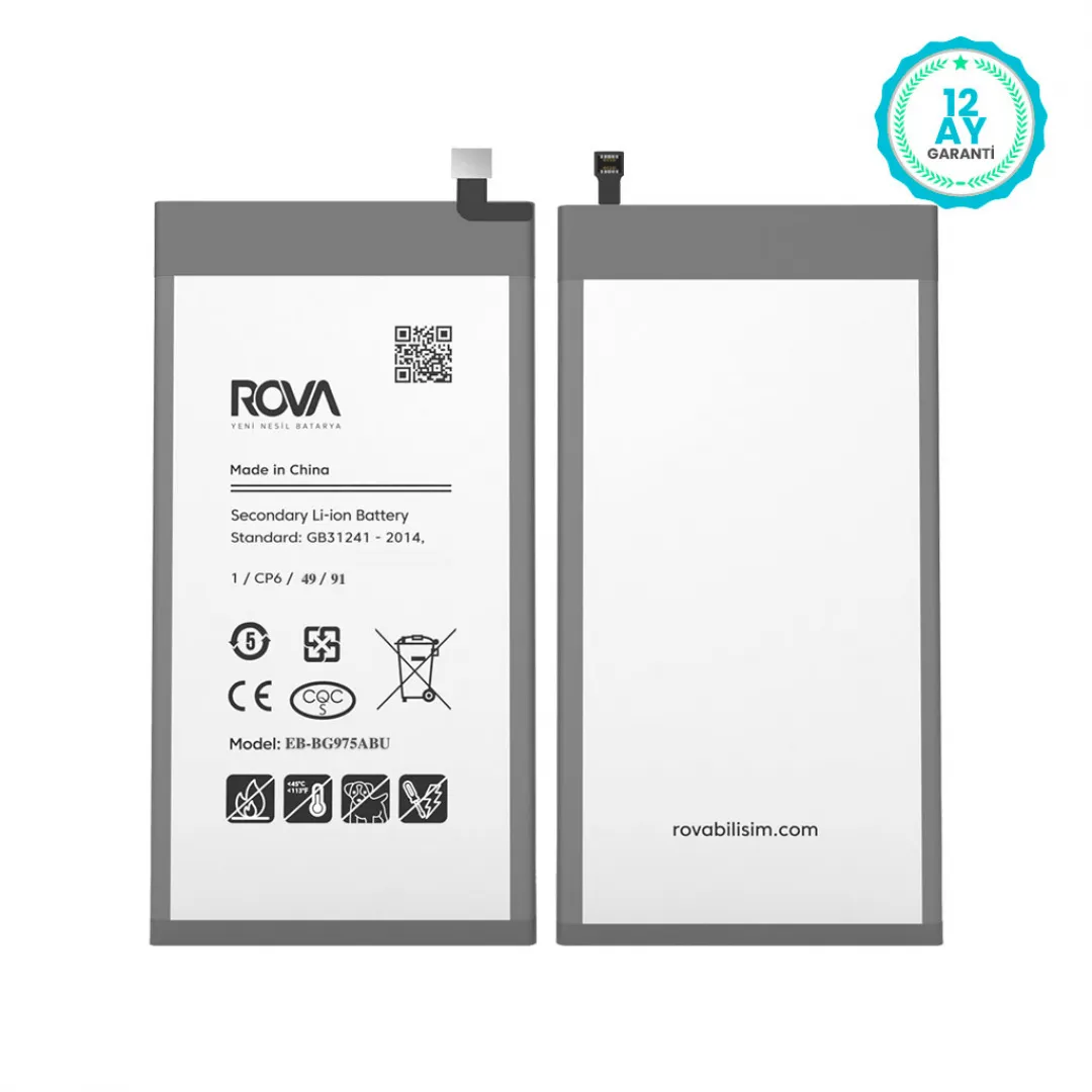 Rova Samsung S10 Plus SM-G975 Batarya Pil 4100 mAh - 3