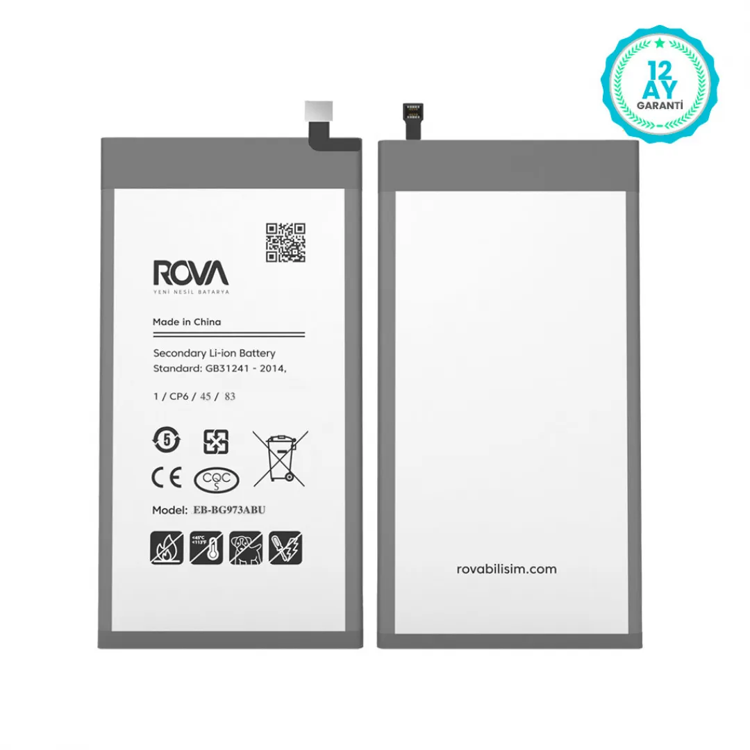 Rova Samsung S10 SM-G973 Batarya Pil 3400 mAh - 3