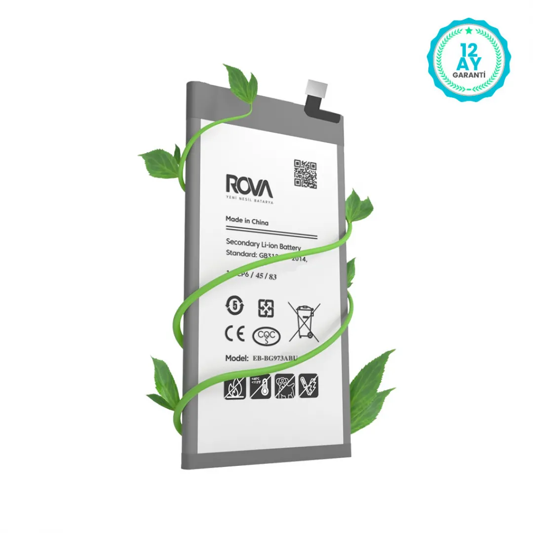 Rova Samsung S10 SM-G973 Batarya Pil 3400 mAh - 4