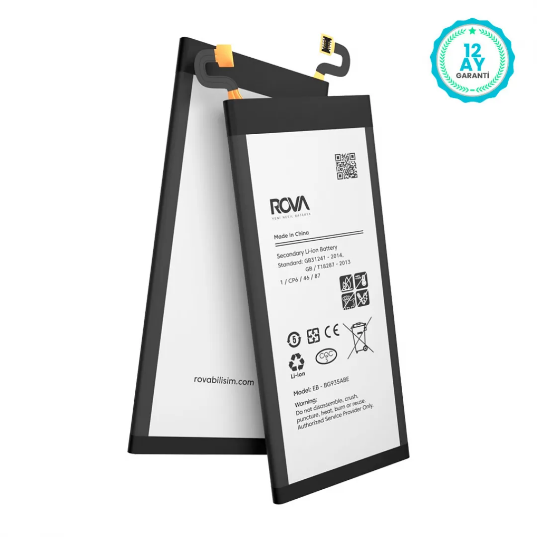 Rova Samsung S7 Edge SM-G935 Batarya Pil 3600 mAh - 2