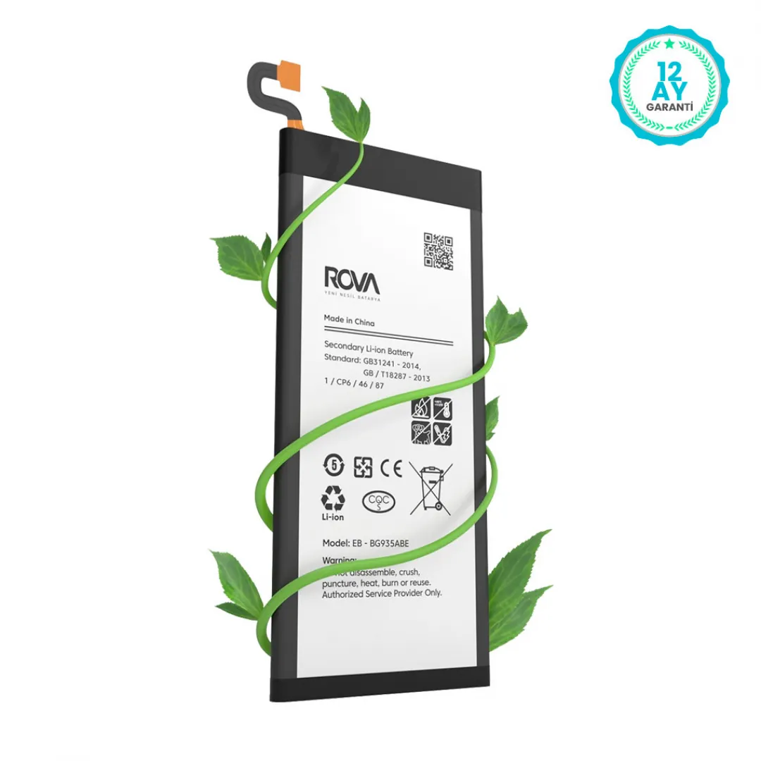 Rova Samsung S7 Edge SM-G935 Batarya Pil 3600 mAh - 4