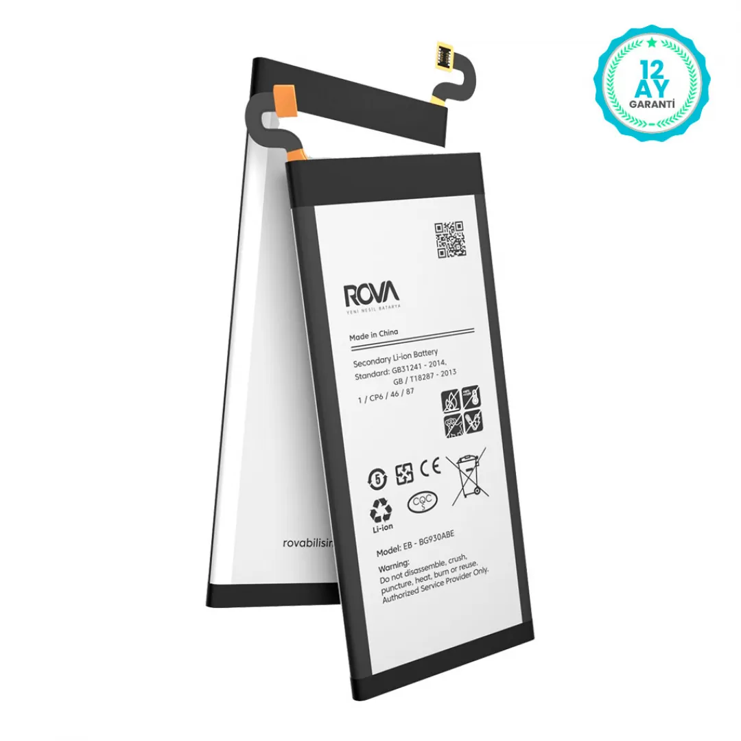 Rova Samsung S7 SM-G930 Batarya Pil 3000 mAh - 2