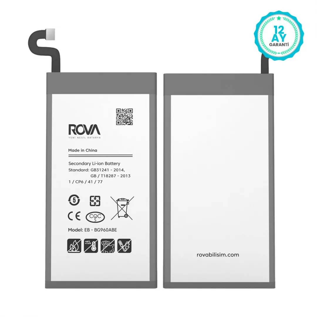 Rova Samsung S9 SM-G960 Batarya Pil 3000 mAh - 3