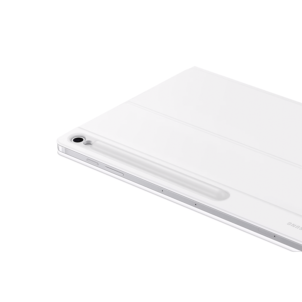 Samsung Tab S10 FE+ Klavyeli Mousepadli Kılıf (Galaxy AI) - Beyaz - 3