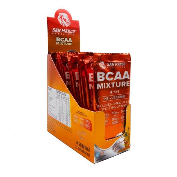 Sanmarco BCAA Mixture 23 gr x Karışık Meyve 23 gr*14 Adet