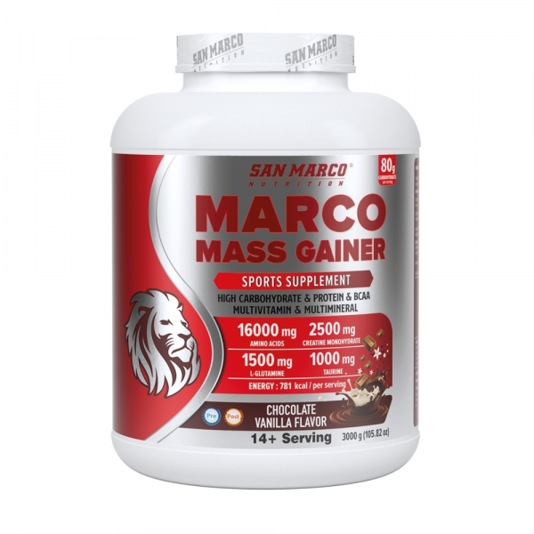 Sanmarco Marco Mass Gainer Vanilya-Çikolata 3000 Gr