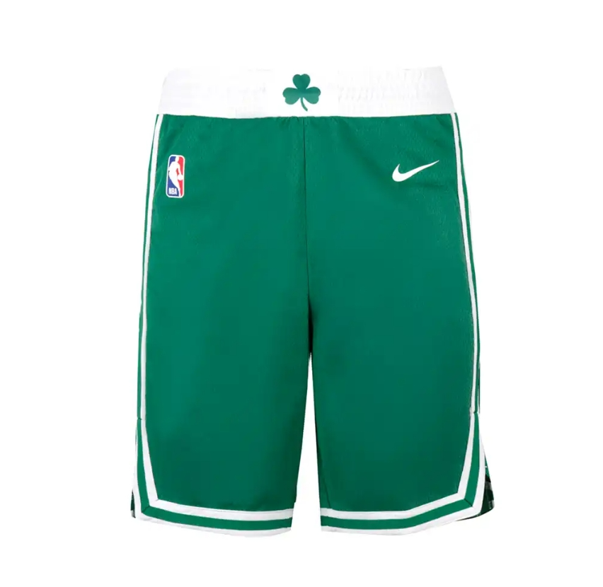Nike AJ5587-312 Boston Celtics Swingman Road 18 NBA Erkek Şort Yeşil