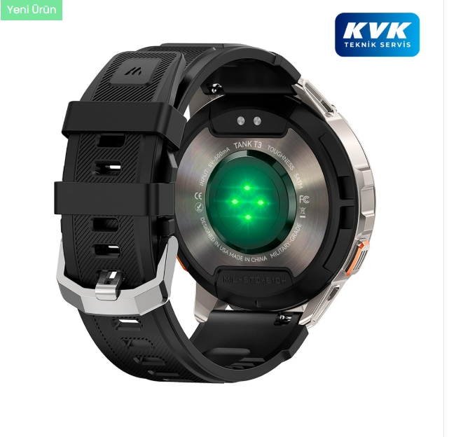 Kospet Tank T3 Smart Watch - Gri - KVK Teknik Servis Garantili - 2
