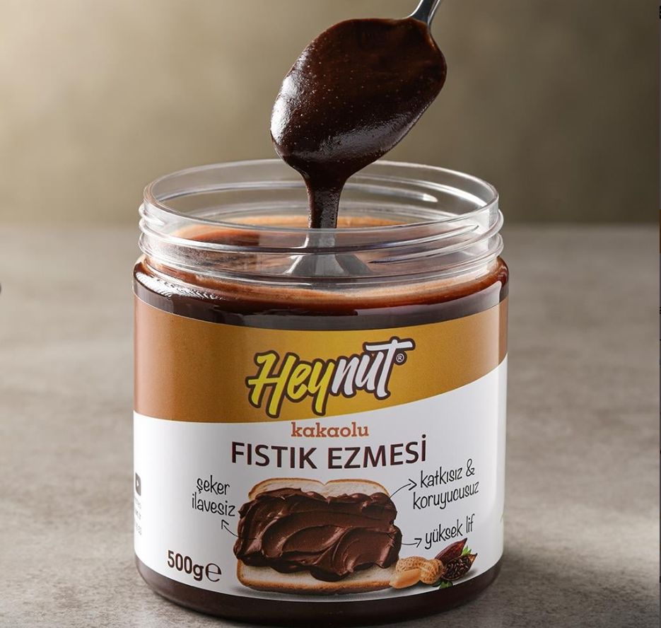 Şeker ilavesiz %100 Fıstık Ezmesi 500g