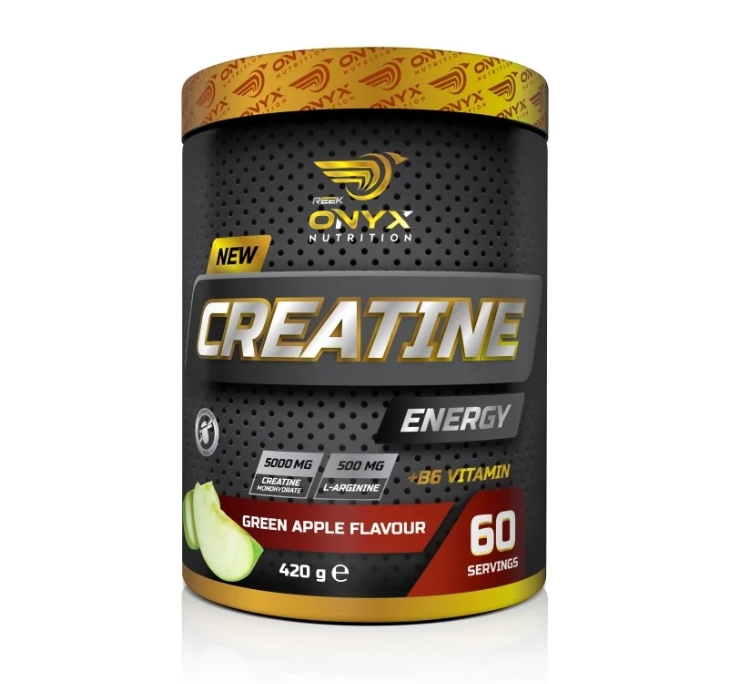 Onyx Nutrition Creatine Energy 420g Yeşil Elma 60 Servis