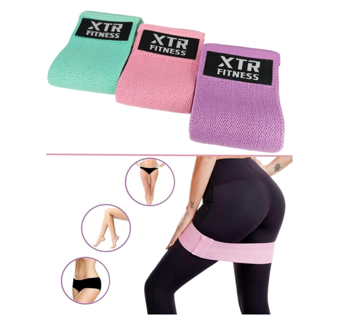 Xtr Fitness Loop Bant Direnç Bandı 3'lü Set