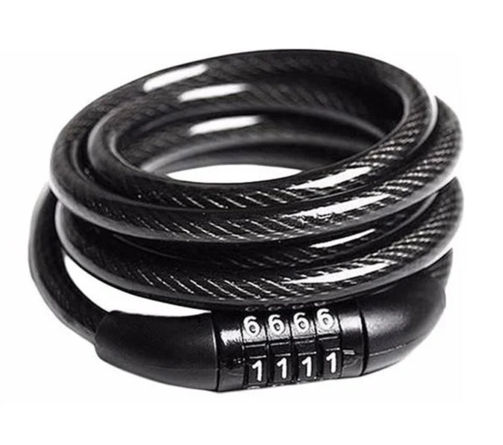 Şifreli Çelik Kilit - Bisiklet ve Motosiklet Güvenlik Kilidi