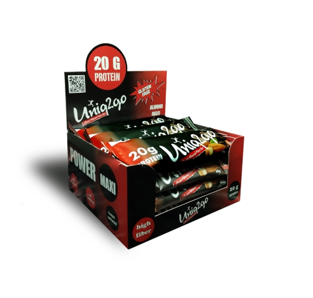 Almond Power Maxi Protein Bar 65g x 12 Pieces