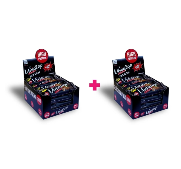 Bademli Power Proteinli Bar 38g 16 Adet - 2 kutu (32 adet)