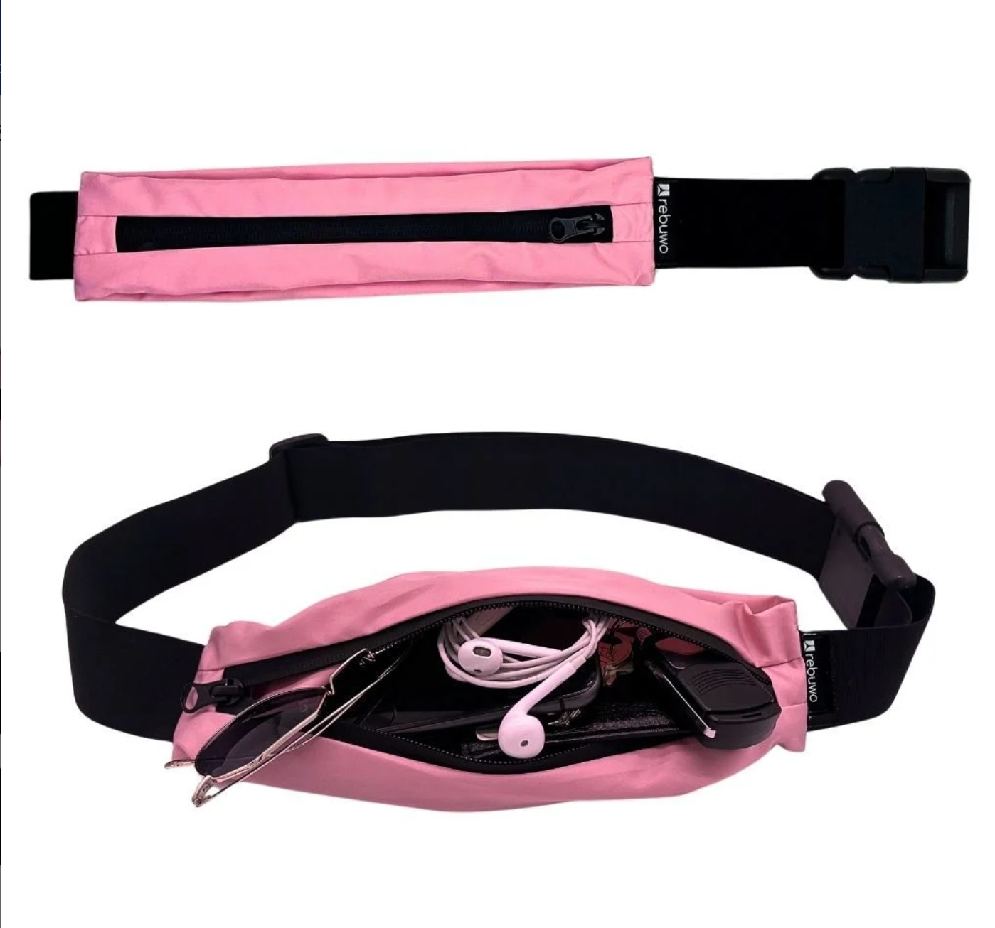 REBUWO Rebuwo Çok Fonksiyonlu Sporcu Bel Çantası Pembe