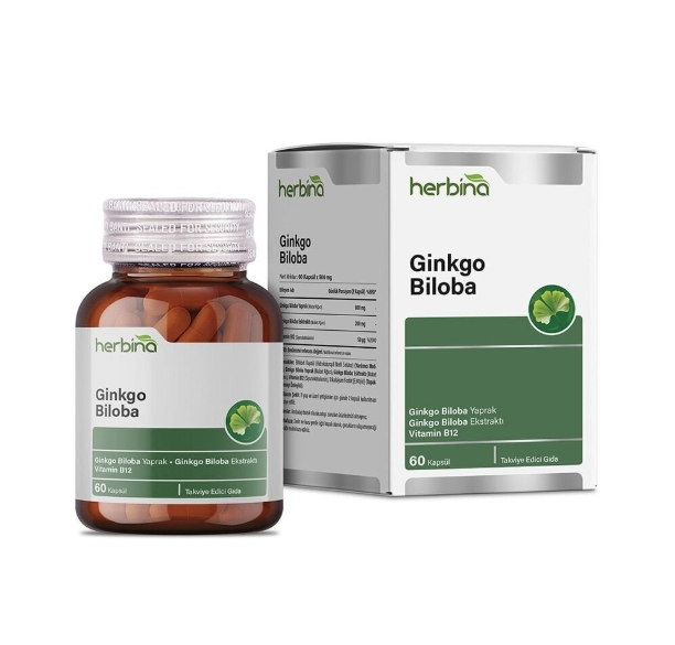 Herbina Ginkgo Biloba 60 Kapsül