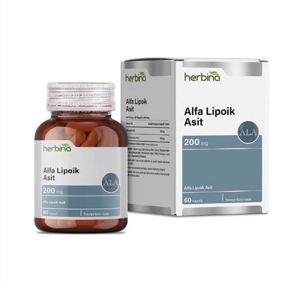 Herbina Alfa Lipoik Asit 200 mg 60 Kapsül