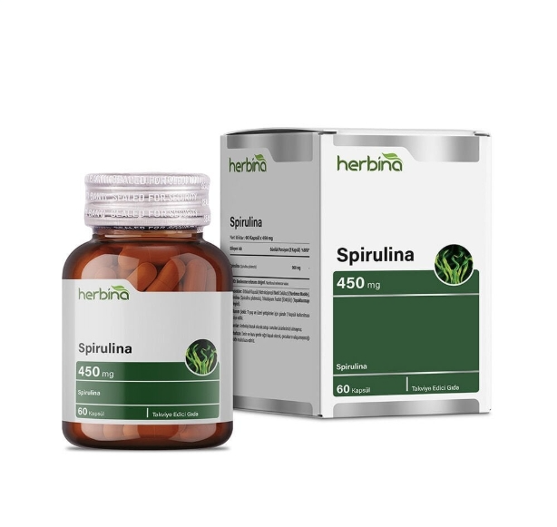 Herbina SPİRULİNA 450 MG 60 Kapsül